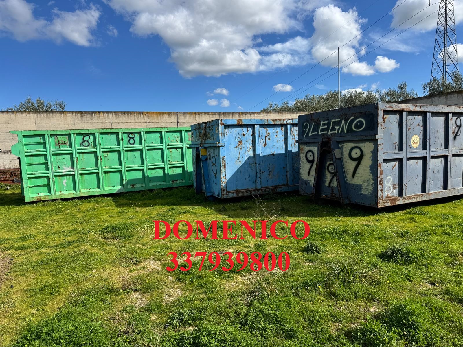 CASSONI E COMPATTATORI SCARRABILI PER INERTI,SPAZZATURA,ECC.VERIE MISURE 